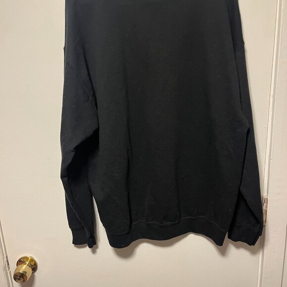 Gildan Sweatshirt Unisex XL Black Graphic Crewneck MetalSmith Society - Picture 3 of 3